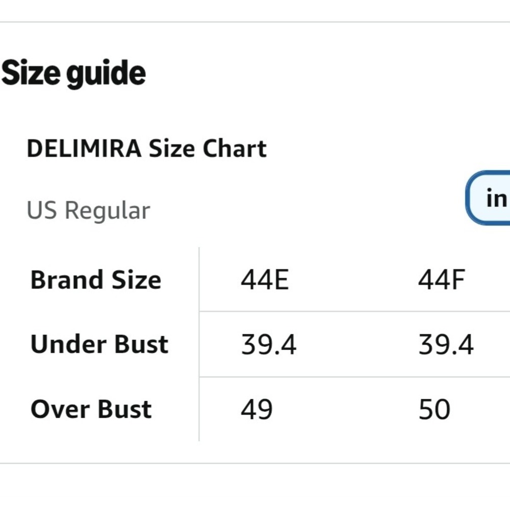 DELIMIRA Women Balconette Bra Terracotta Brown Underwire Seamless 44E NWOT - Picture 9 of 9